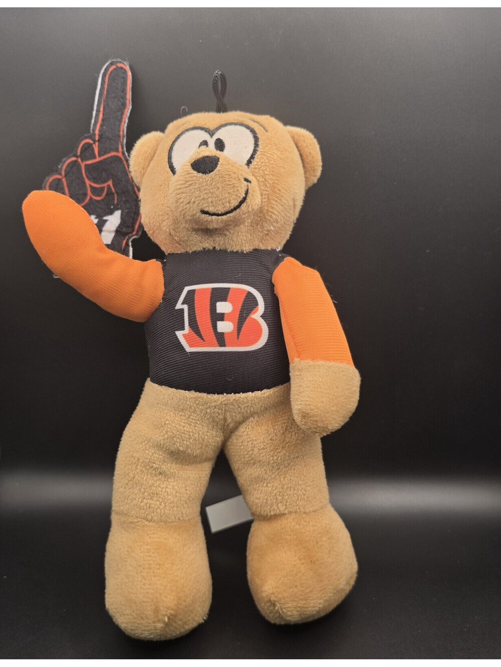 Good Stuff Cincinnati Bengals Bear Plush Stuffed Animal w/ Foam Finger Tags 12"